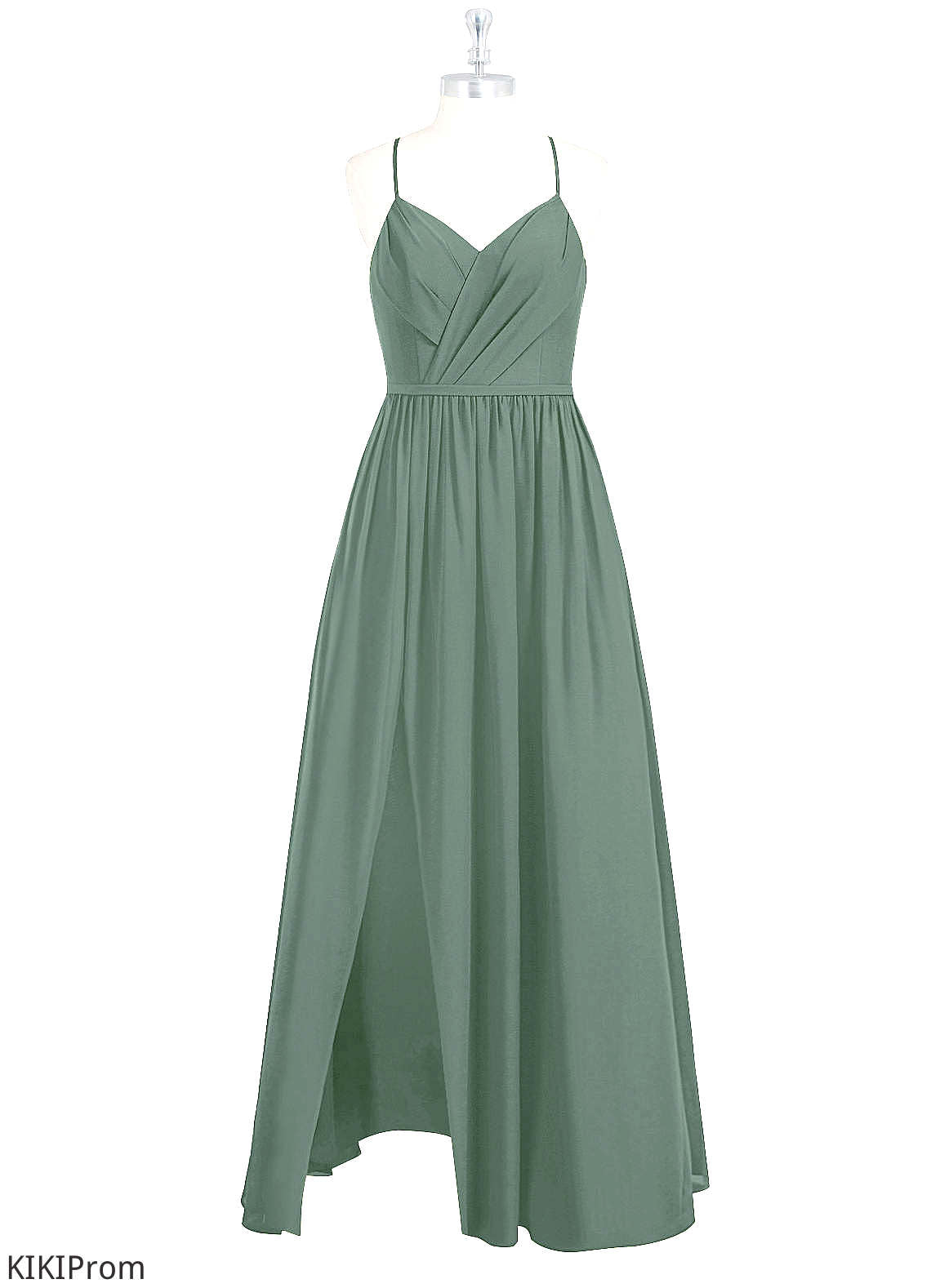 Marina One Shoulder A-Line/Princess Sleeveless Natural Waist Floor Length Bridesmaid Dresses