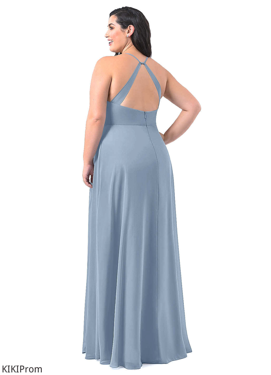 Kyleigh Natural Waist Sleeveless A-Line/Princess Floor Length Straps Bridesmaid Dresses