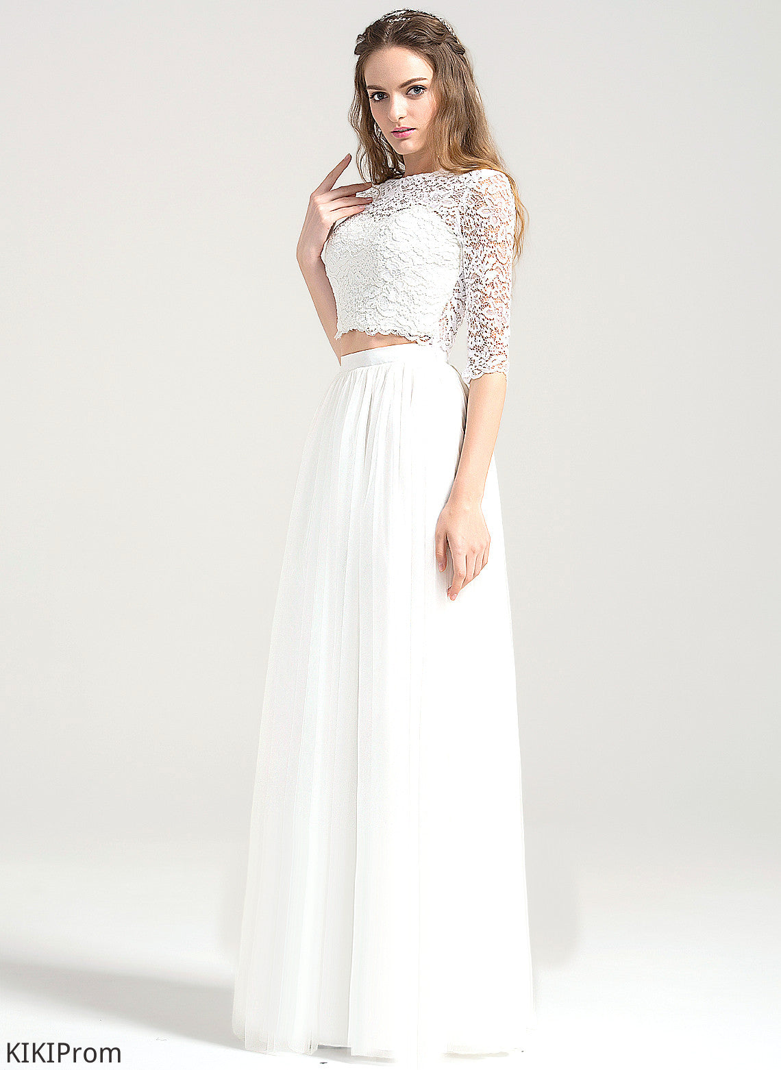 Wedding Dresses Tulle Wedding Lace Addyson Floor-Length Dress A-Line