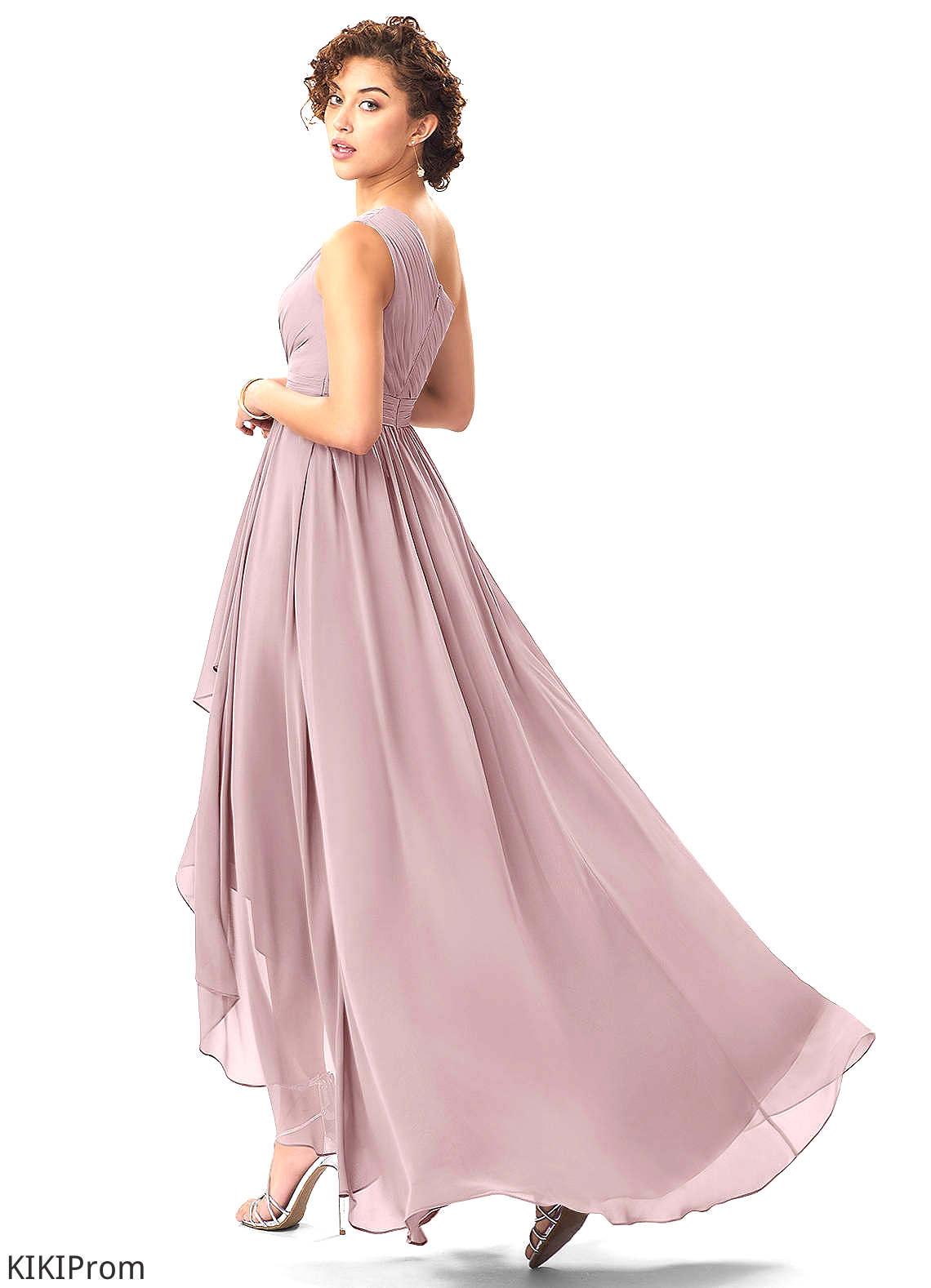 Laurel Natural Waist Floor Length V-Neck A-Line/Princess Bridesmaid Dresses