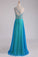 2022 Multi Color Prom Dress One Shoulder Beaded Bodice Backless With A Sexy Slit