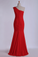 2022 Bridesmaid Dresses One Shoulder Trumpet/Mermaid Chiffon Floor Length
