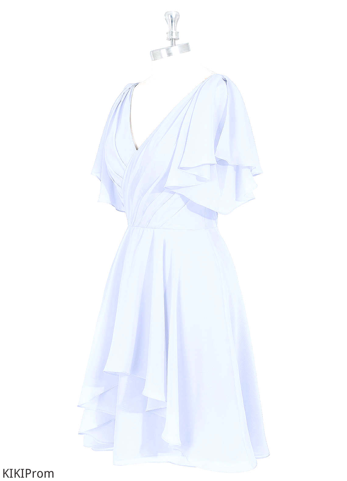 Natalia Sleeveless A-Line/Princess Floor Length V-Neck Natural Waist Bridesmaid Dresses