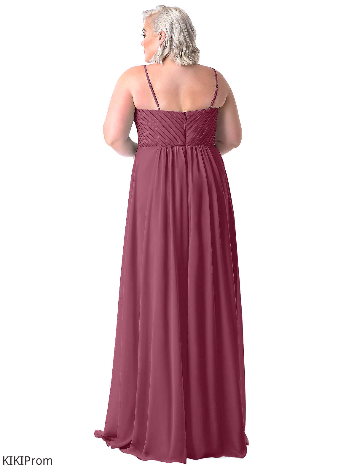 Sariah Natural Waist A-Line/Princess Floor Length Sleeveless One Shoulder Bridesmaid Dresses