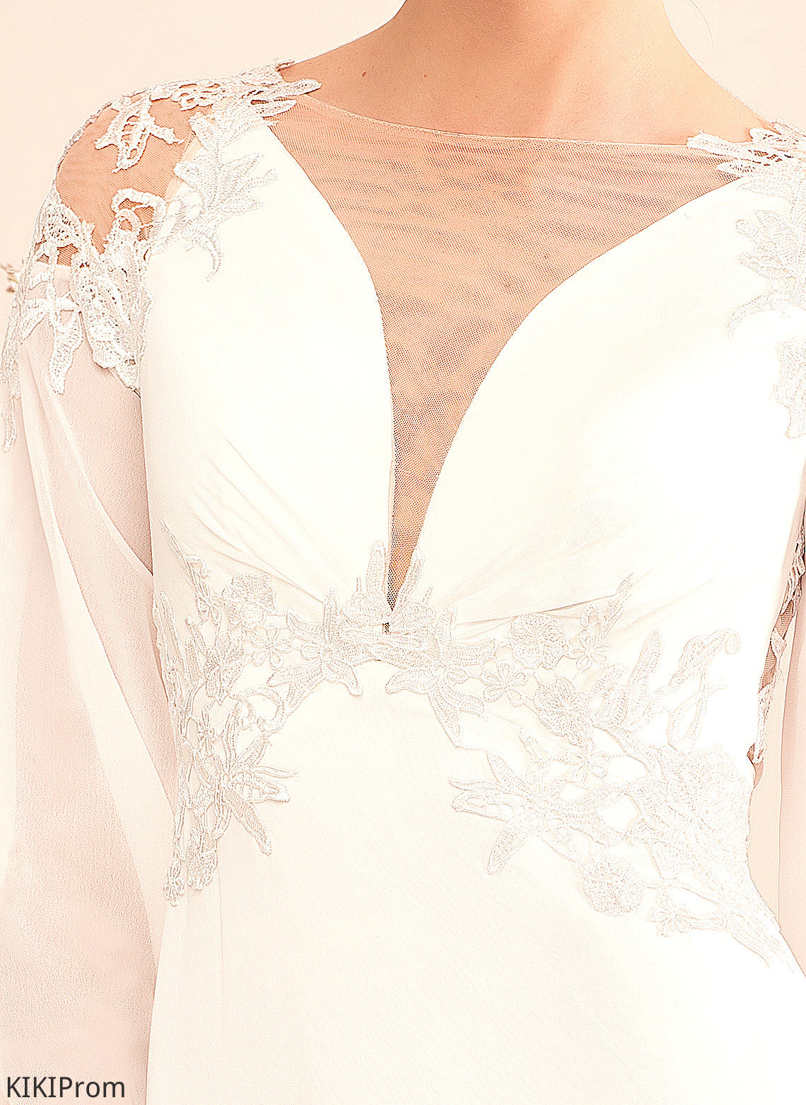 Wedding Wedding Dresses Court With Train Alyssa Beading Trumpet/Mermaid Dress Illusion