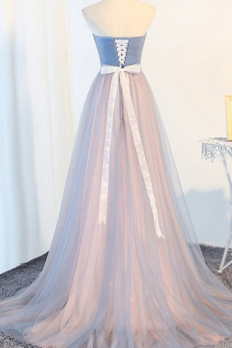 2024 Simple Wedding Dresses A-Line Sweetheart Floor-Length Tulle