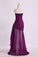 2024 Prom Dresses Ruffled Bodice Sheath/Column With Beads&Applique Floor Length
