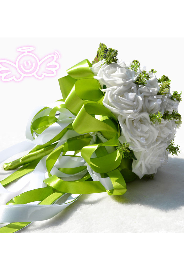 Fascinating Round Foam Bridal Bouquets