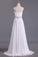 2022 A Line Sweetheart Chiffon With Beads And Ruffles Wedding Dresses