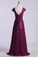 2022 Cap Sleeve Chiffon & Lace Bridesmaid Dresses A-Line Floor-Length