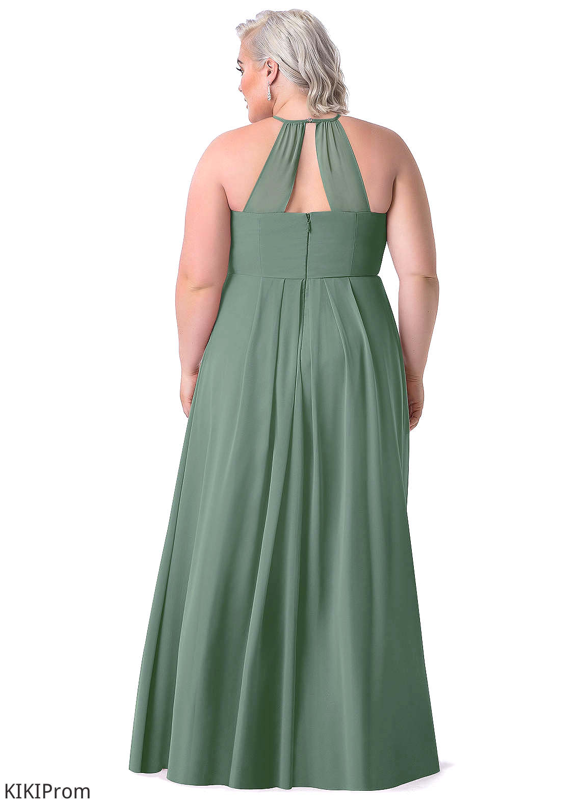Emely Sleeveless Natural Waist Floor Length A-Line/Princess Spaghetti Staps Bridesmaid Dresses