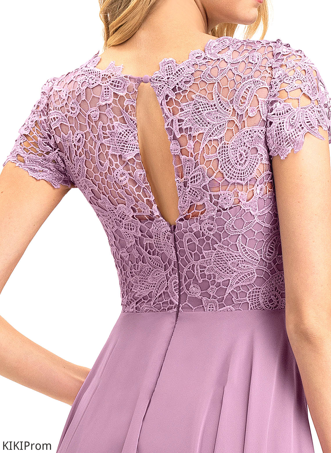 Fabric ScoopNeck Floor-Length Pockets A-Line Silhouette Neckline Length Embellishment Jillian Sleeveless Natural Waist Bridesmaid Dresses