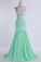 2022 Prom Dresses Pleated Chiffon With Beaded Lace Floor Length Open Back