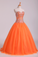 2022 Quinceanera Dresses Ball Gown Sweetheart Beaded Bodice Floor Length Tulle