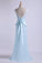 2022 Bateau Prom Dresses Lace Sheath Floor Length With Sash