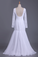 2024 Bateau Prom Dresses Mermaid Long Sleeves Lace Floor Length