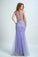 2024 Terrific Scoop Beaded And Fitted Bodice Mermaid Prom Dress Tulle