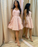 CHIC V NECK Jolie Homecoming Dresses SHORT DRESS DZ10887