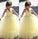 V Neck Yellow Flower Girl Dresses Millicent Homecoming Dresses DZ12108