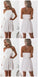 A-Line Chiffon Lilian Homecoming Dresses Halter Printed White DZ14153