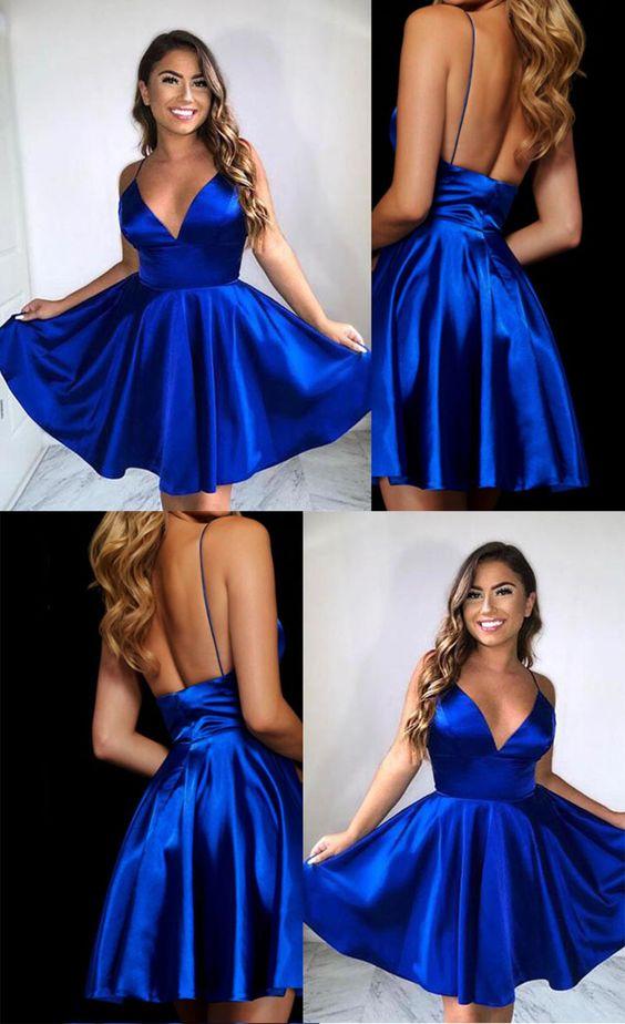 Short Party Serenity Royal Blue Homecoming Dresses Dress DZ16841