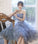 BLUE TULLE Henrietta Homecoming Dresses SEQUINS SHORT PARTY DRESS DZ22204