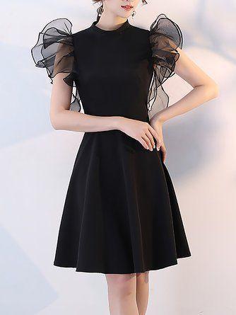 Fashion Little Black With Multi Straps Homecoming Dresses Eleanor DZ22864