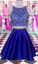 Two Piece Royal Blue Homecoming Dresses Kate Short DZ2462