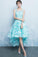 Giada Lace Homecoming Dresses Green High Low For Teens DZ2662