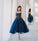 Cute Blue Tulle Aryanna Homecoming Dresses Short Dress DZ2906