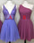Beading Bodice Light Blue Tulle Riley Homecoming Dresses DZ4339
