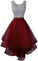 New Lemai Sheer Beaded Scoop Neck High Low Evening Party Homecoming Dresses Kelsey DZ5423