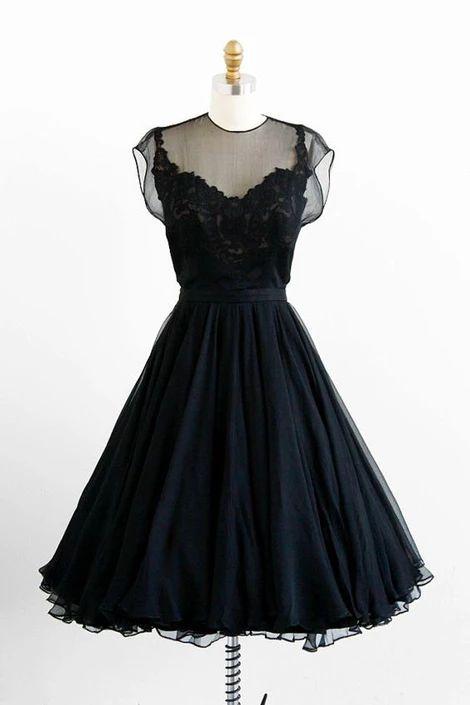 Black Homecoming Dresses Lace Chiffon Cindy Cocktail And Floral DZ6898
