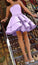 Pearl Party Dress Cocktail Homecoming Dresses Hadassah Pink DZ7931