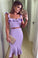 Two Piece Mermaid Purple Party Homecoming Dresses Rayne DZ918