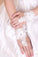 2022 Lace Wrist Length Bridal Gloves Ivory #ST1003